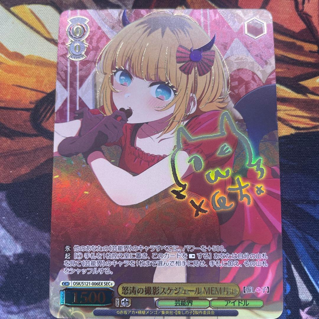 SEC+ 怒涛の撮影スケジュール MEMちょサイン