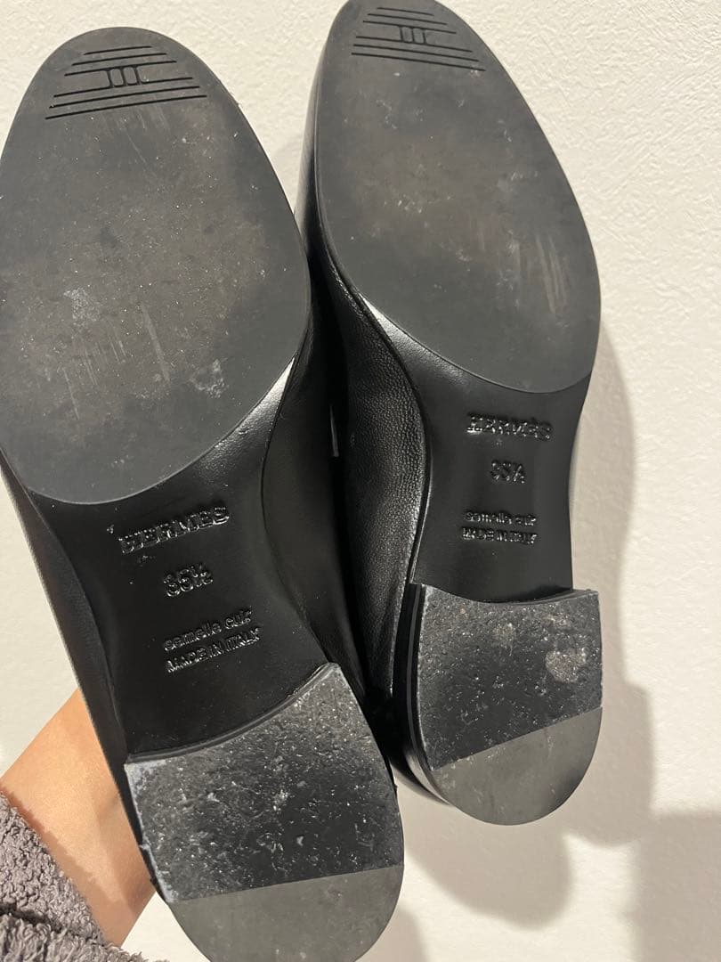 限定価格美品エルメス モカシン ロワイヤル 黒