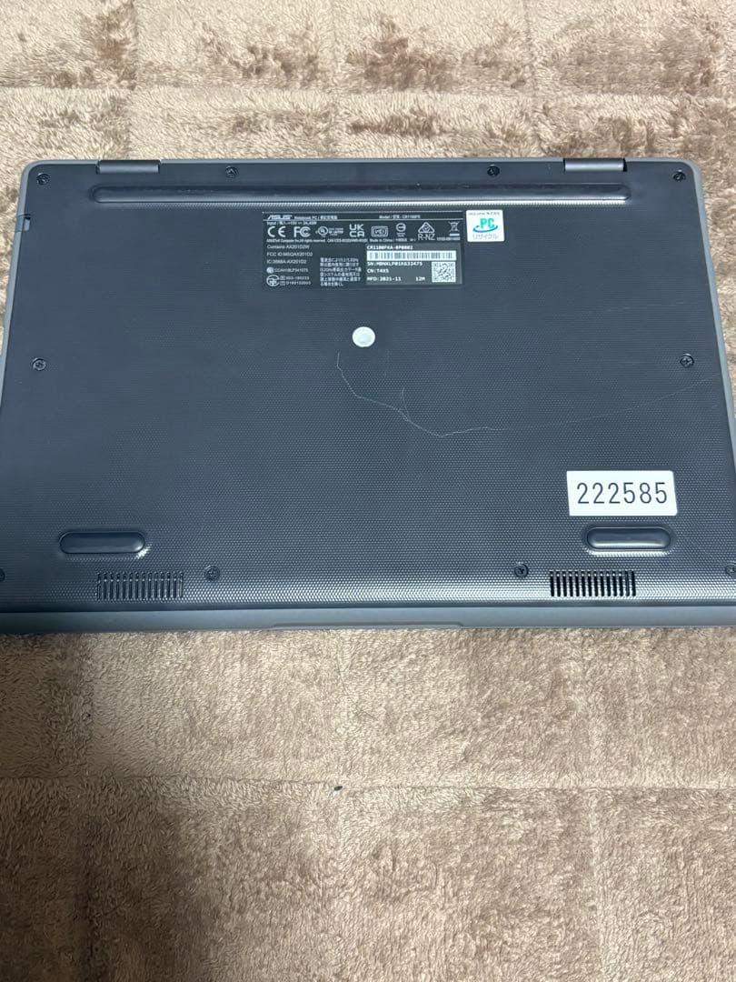 ASUS Chromebook CR1100FKA (箱・充電器・説明書付)