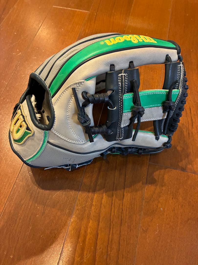 Wilson 軟式グローブ 87型 グレー/グリーン