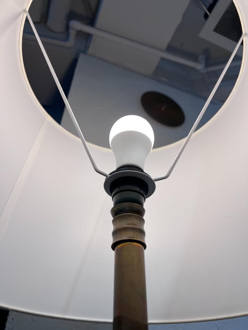 【1個買ったら2個捨てる】真鍮スタンドランプ アンティーク フロアライト