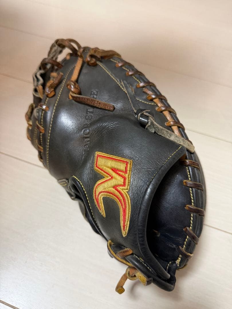 MAJOR STAGE 硬式グローブ ブラック 収納袋付き