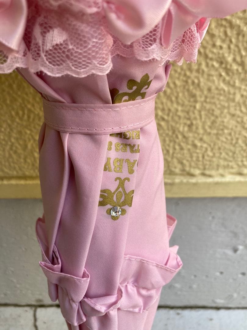 フリル付きピンクパゴダ傘 BABY THE STARS SHINE BRIGHT