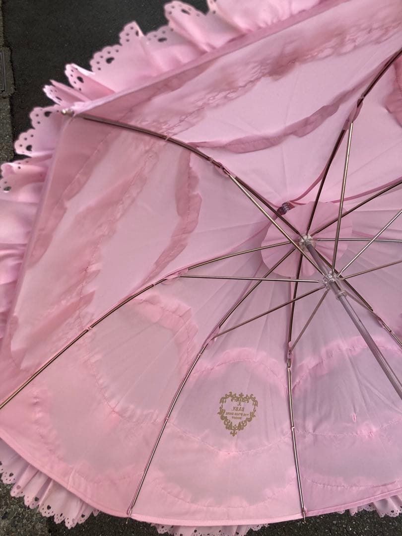 フリル付きピンクパゴダ傘 BABY THE STARS SHINE BRIGHT