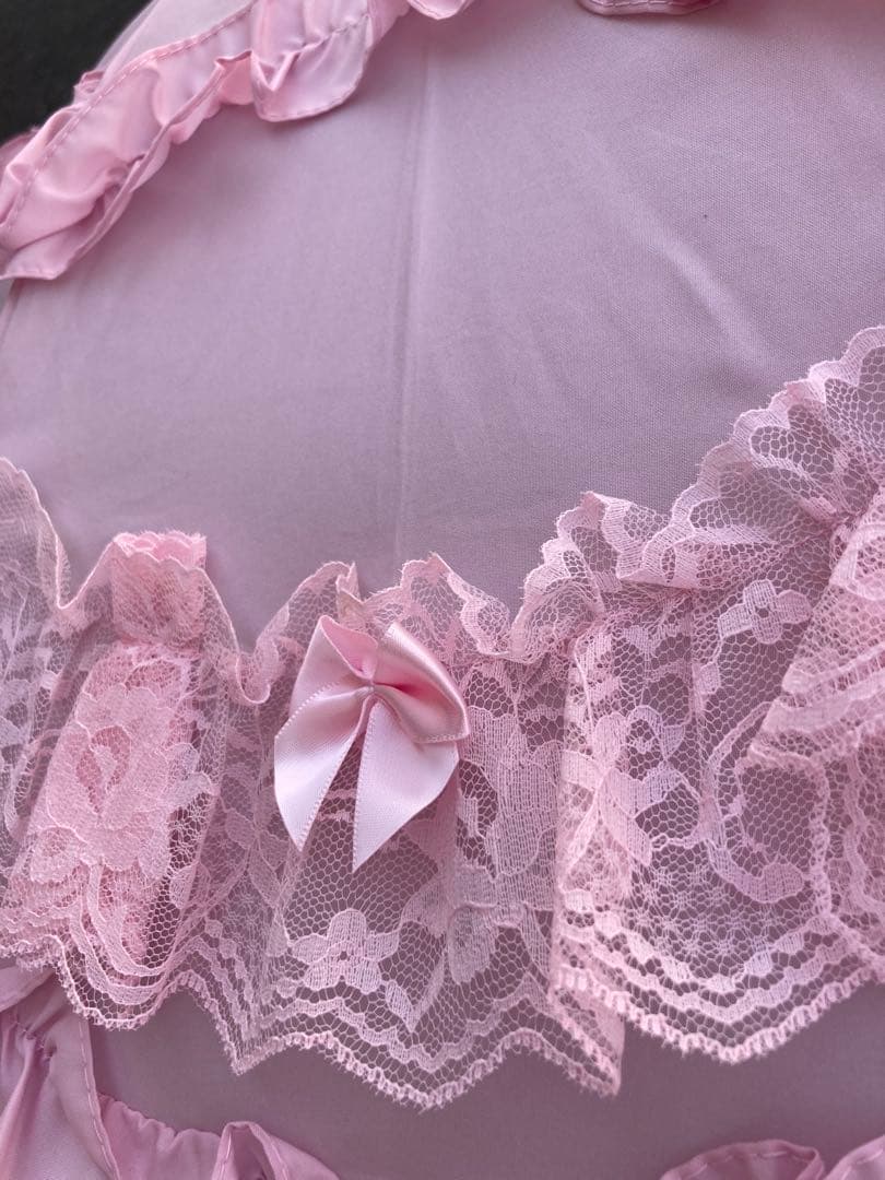 フリル付きピンクパゴダ傘 BABY THE STARS SHINE BRIGHT