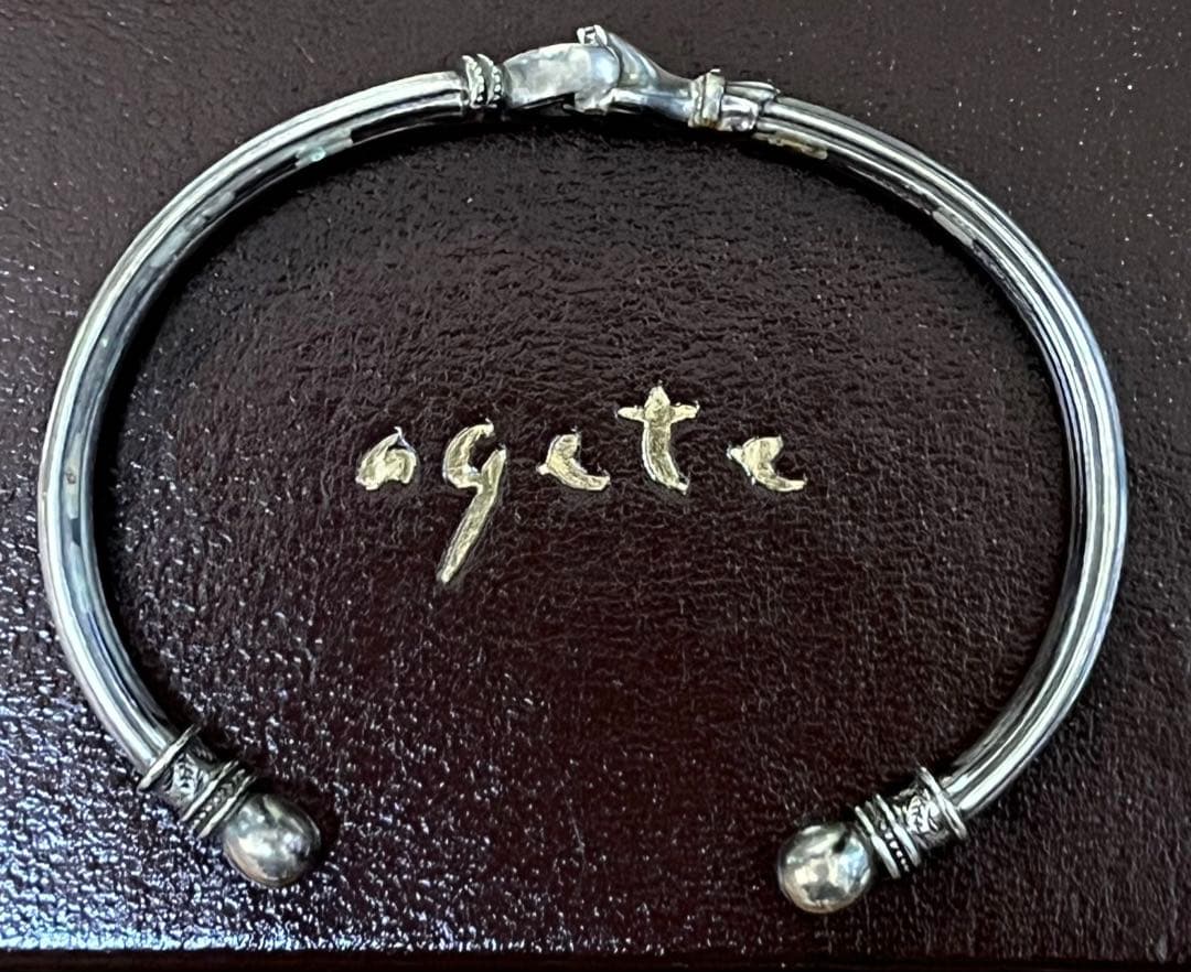 アガットシルバーバングル