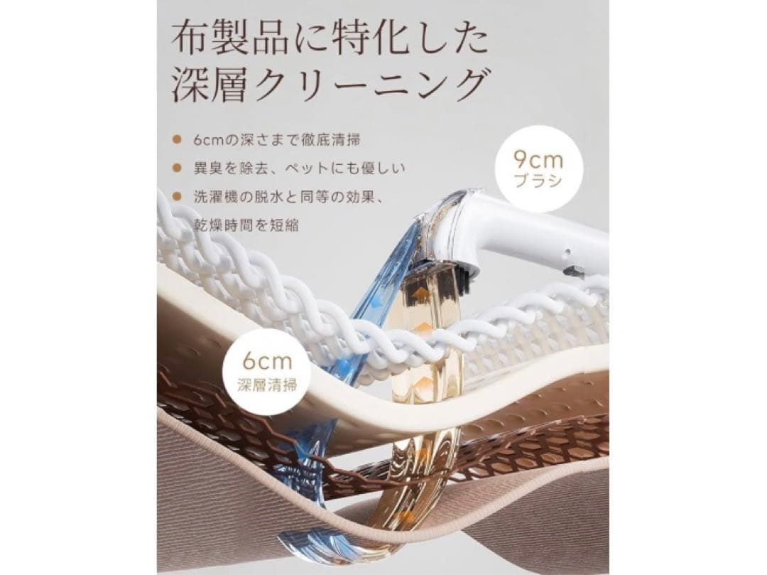 【吸引力がパワーアップ 15000Pa超強吸引力】uwantリンサークリーナー