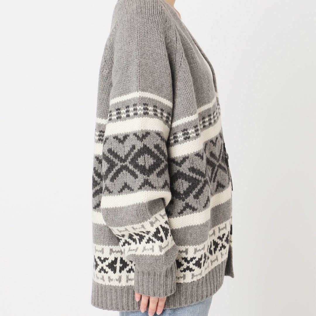 《超美品》FRAMeWORK Spick &Span ジャガードカーディガン