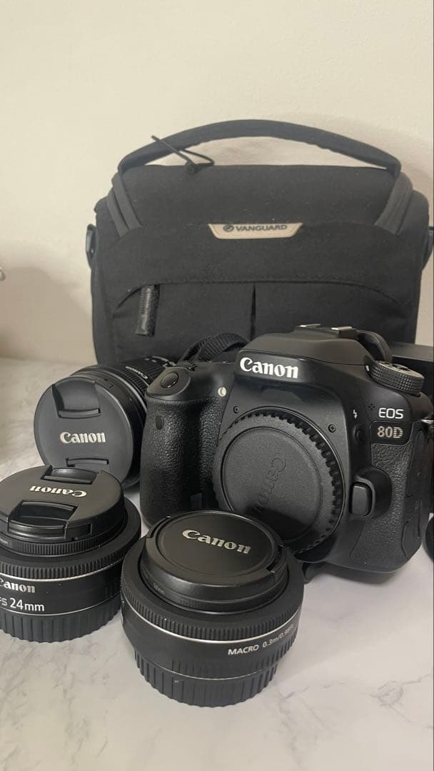 Canon EOS 80D レンズキット&おまけレンズ