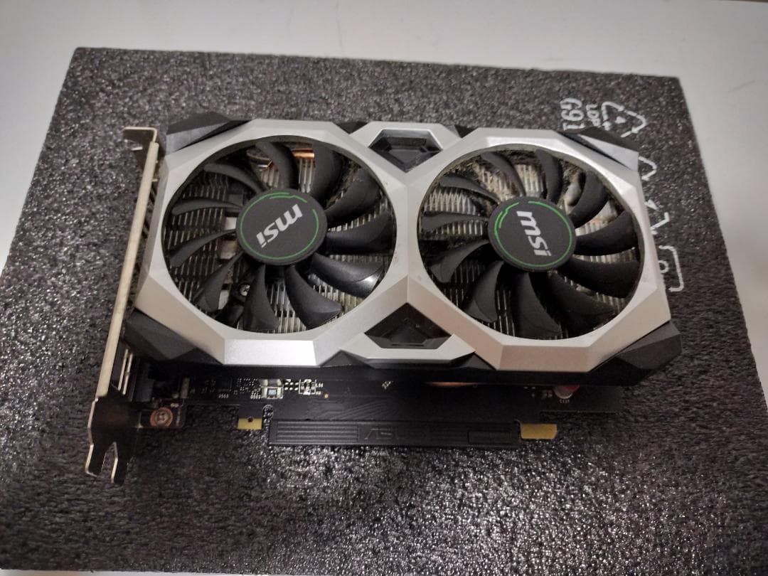 中古 MSI GeForce GTX 1650 Super　ギエナ