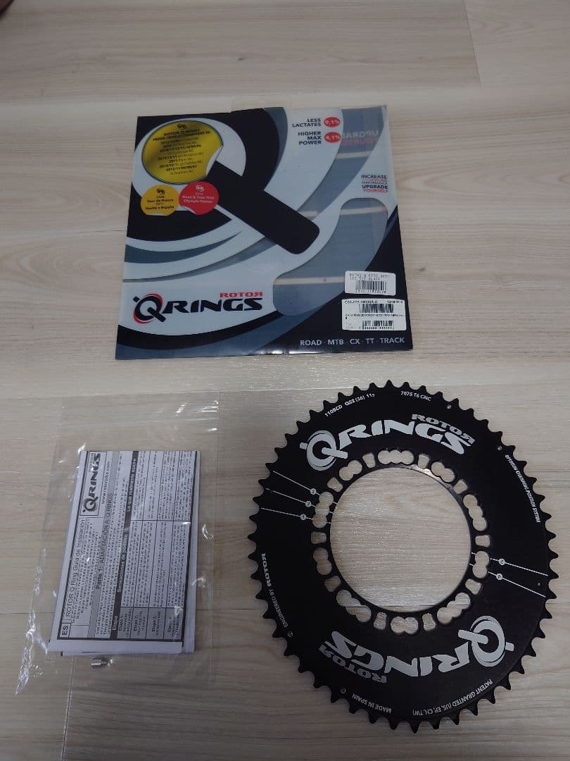 【新品・値下】ROTOR QRINGS AERO 52T BCD110 楕円