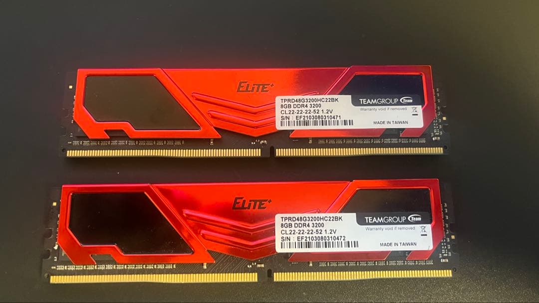 TEAMGROUP DDR4 3200MHz 16GB (8GBx2枚)