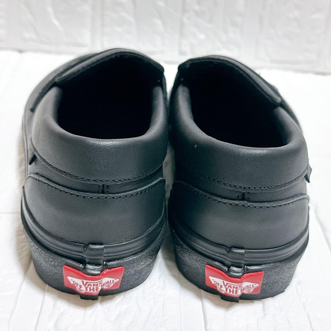 【美品】VANS V196CF CN LOAFER 本革 24㌢ 黒 2WAY