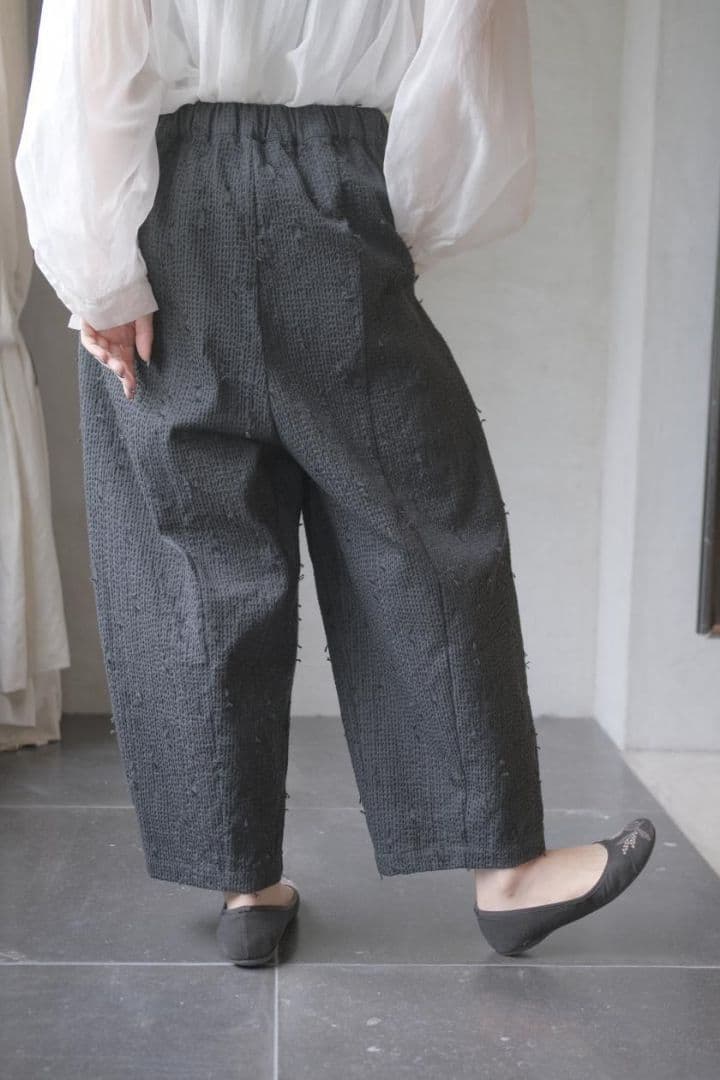 完売品☆qiri　キリ　刺子ジャガードパンツ