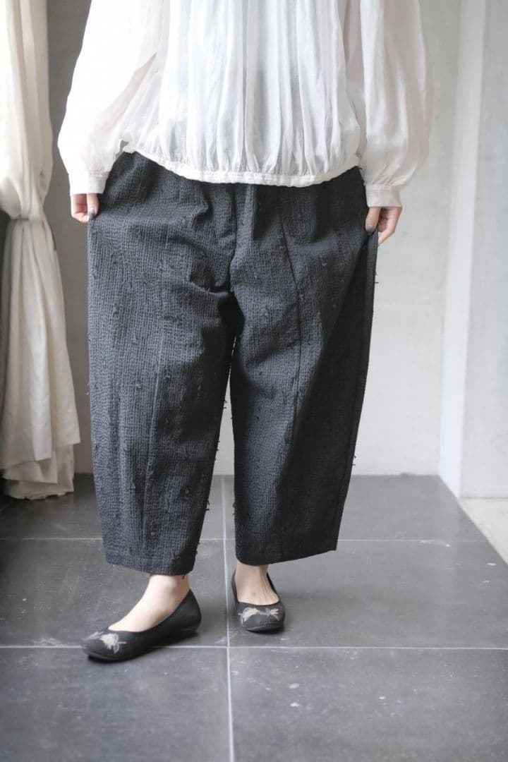 完売品☆qiri　キリ　刺子ジャガードパンツ