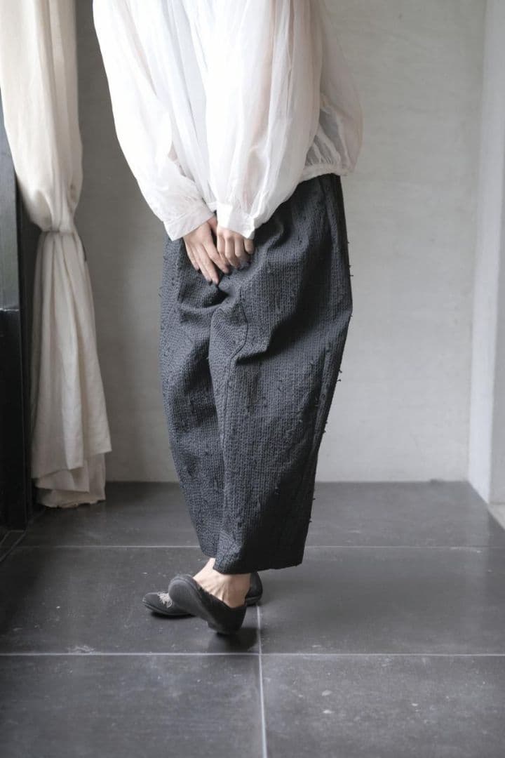完売品☆qiri　キリ　刺子ジャガードパンツ