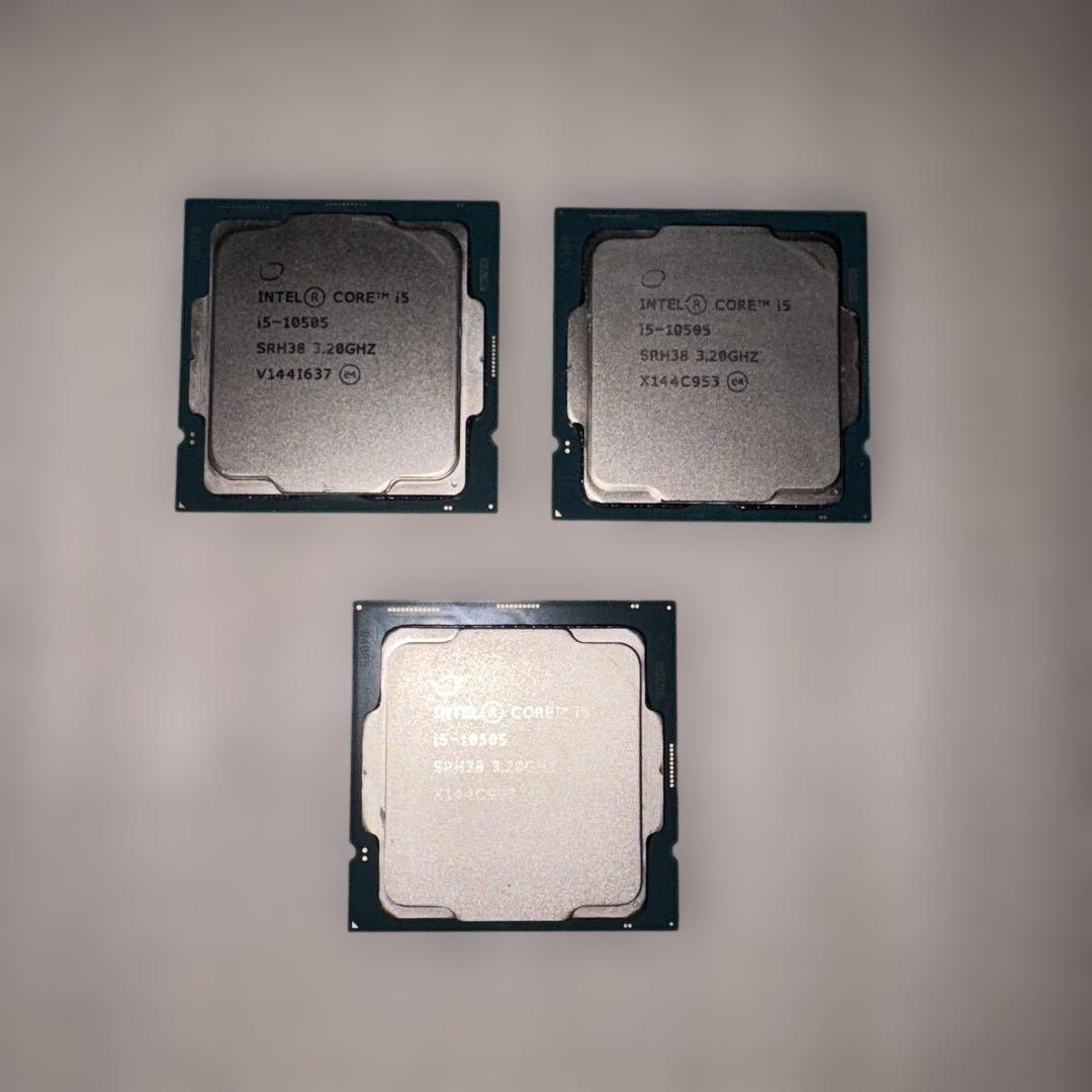 Intel Core i5-10505 CPU 3個セット