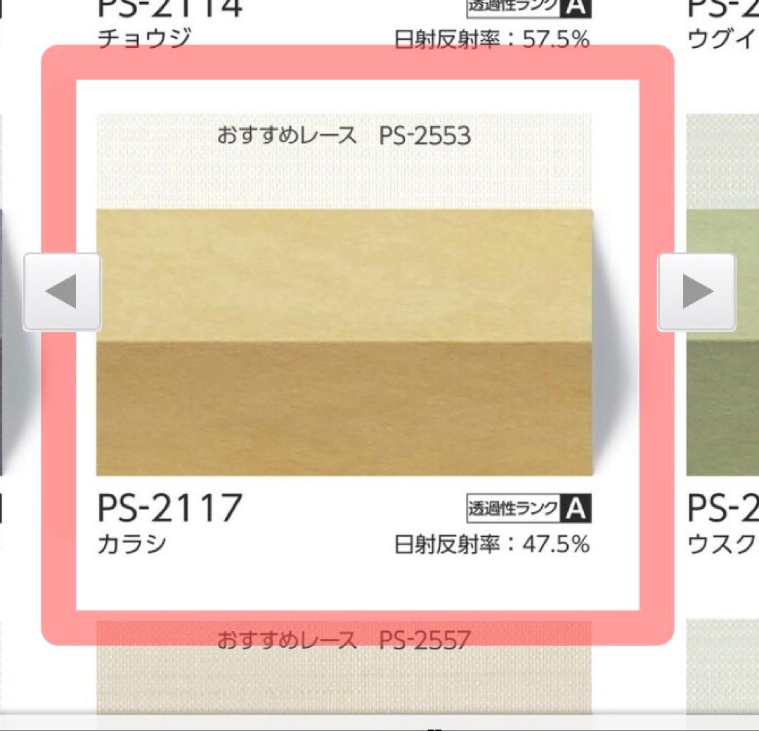 新品プリーツスクリーン タチカワブラインド ペルレ　ペアタイプ