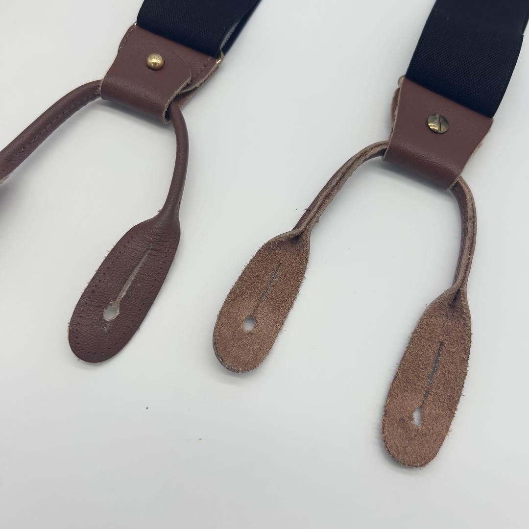 【90s】【イギリス製】【美品】ポロバイラルフローレン ボタン止め式サスペンダー