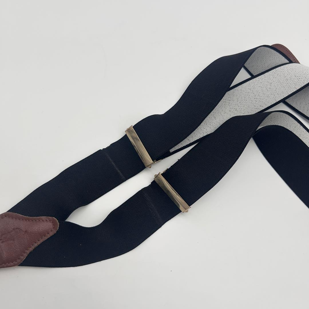 【90s】【イギリス製】【美品】ポロバイラルフローレン ボタン止め式サスペンダー