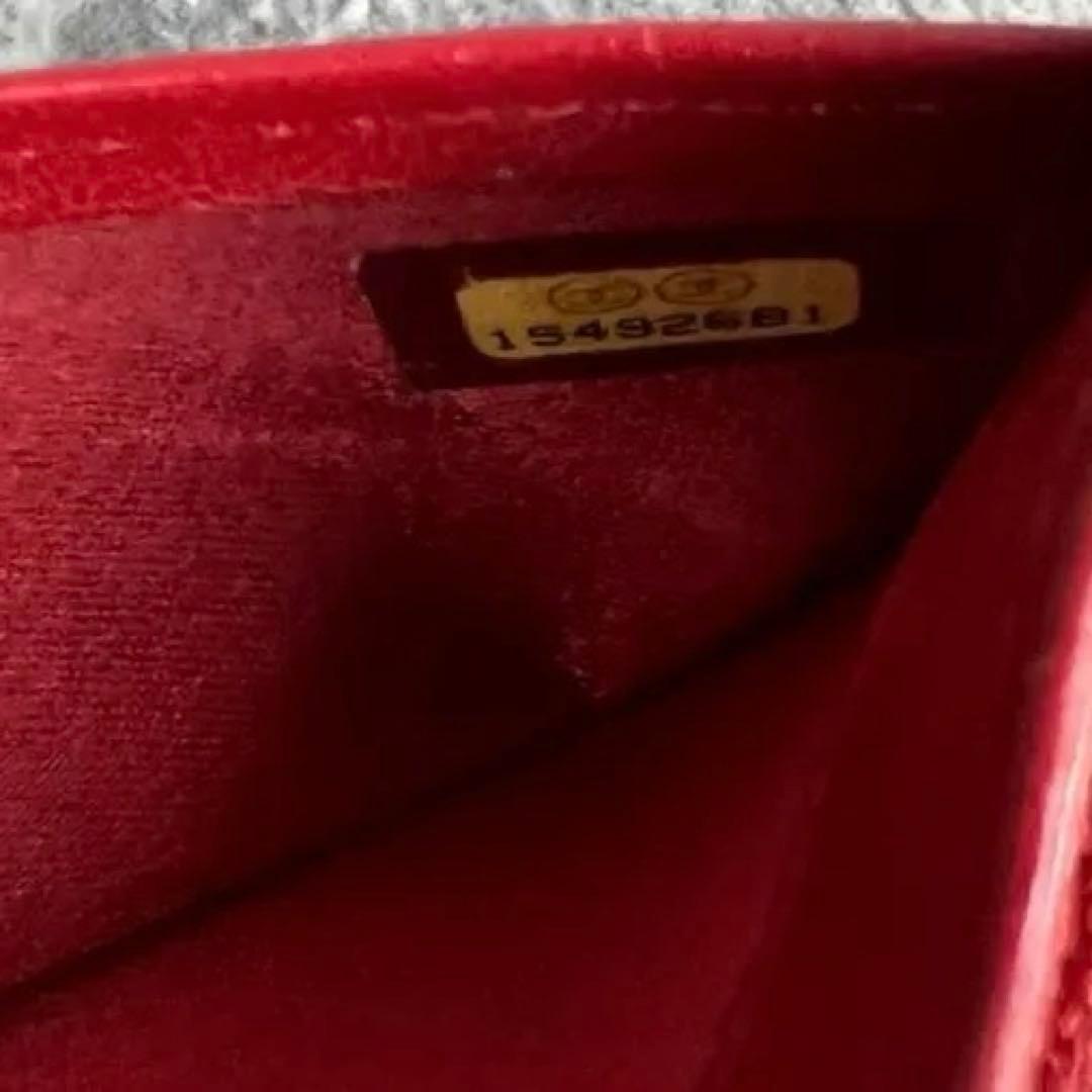 CHANEL カメリア型押し ココマーク 長財布 ラムスキン