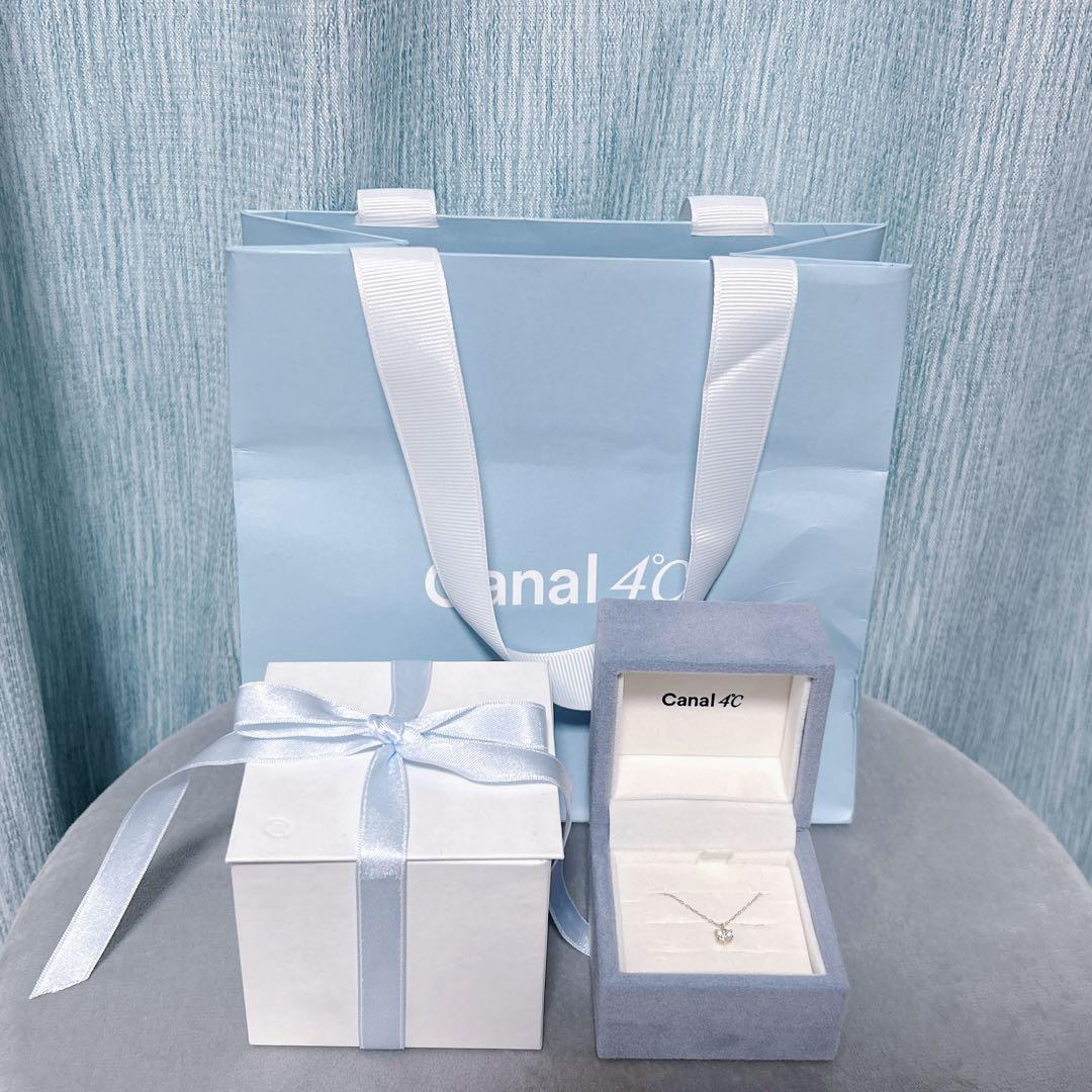 K10 ネックレス ゴールド ダイヤモンド カナル４℃