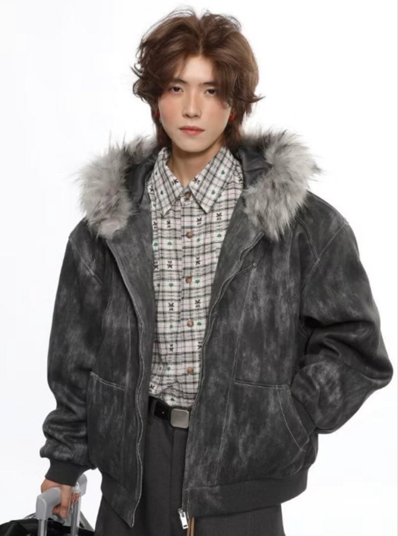 セロニッド selonid Frost Fur Hooded Jacket