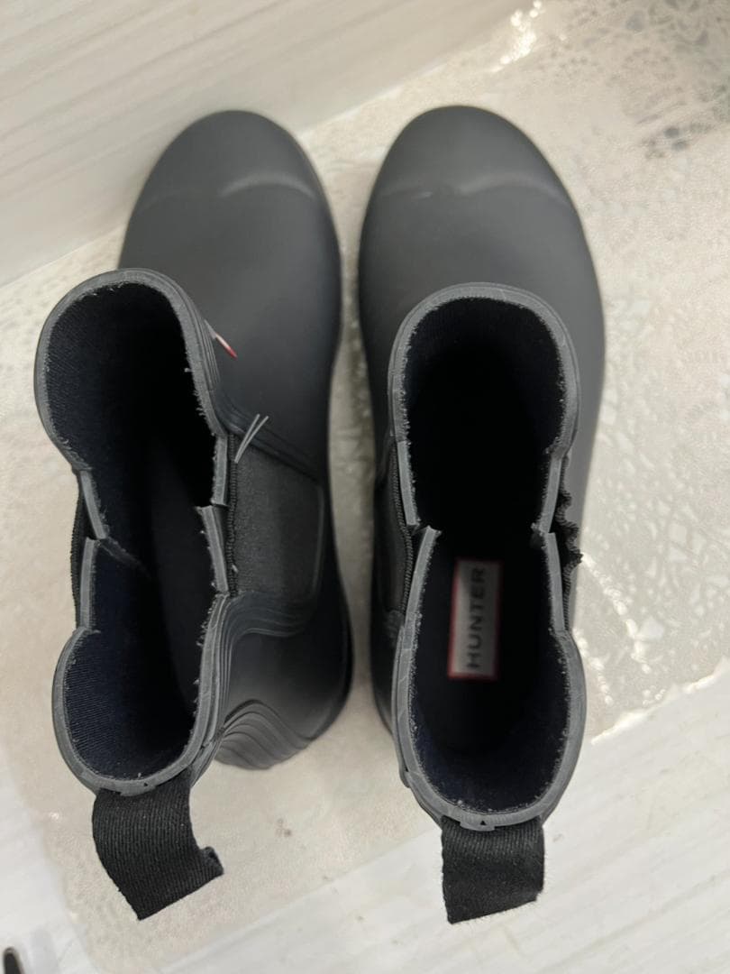 ★新品・未使用品★HUNTER　ハンター　レインブーツ　チェルシー　UK6