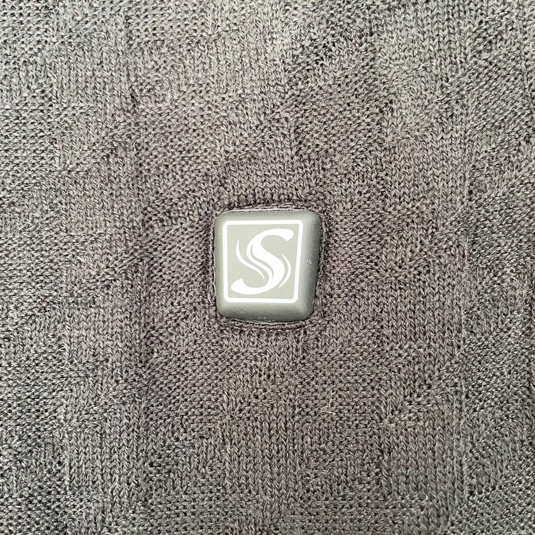 【未使用タグ付き】SUNART あったかニットベスト SHV-NT02 Mサイズ