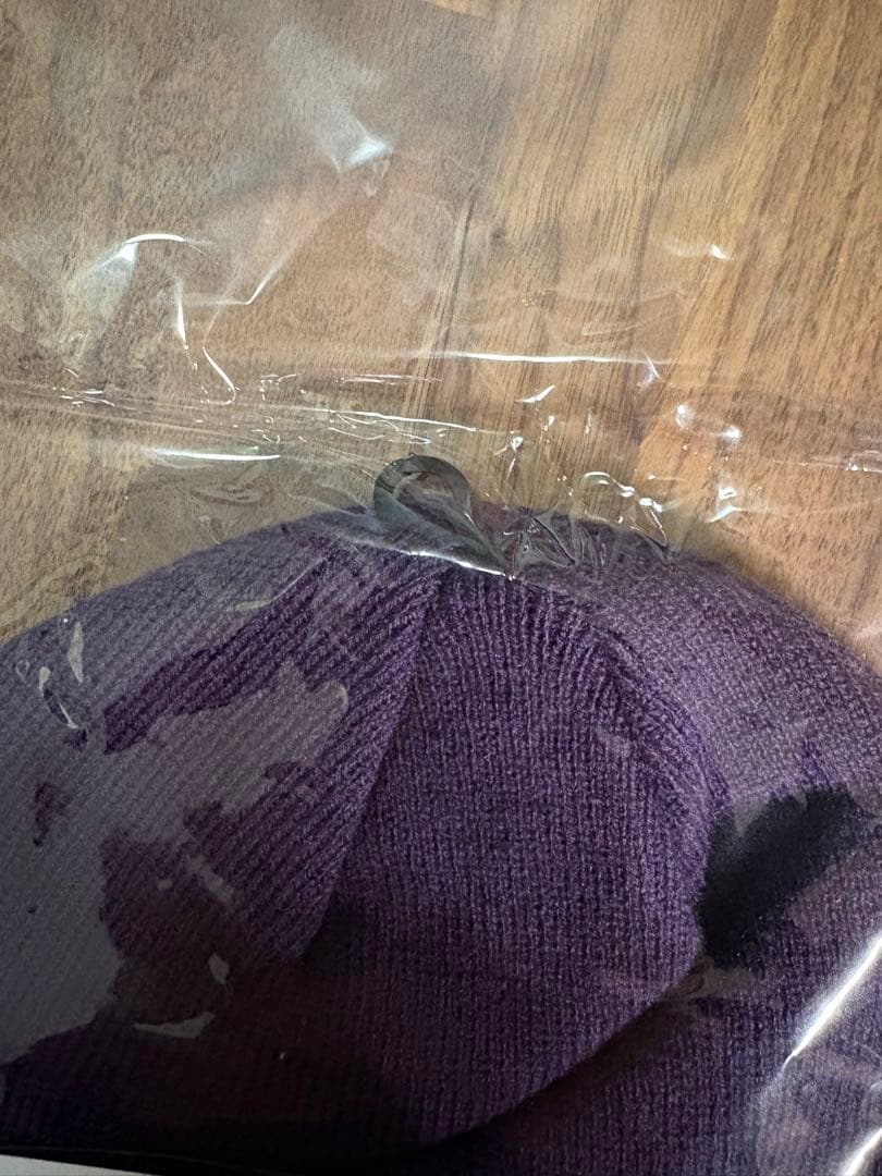 帽子 Supreme New Era Box Logo Beanie purple