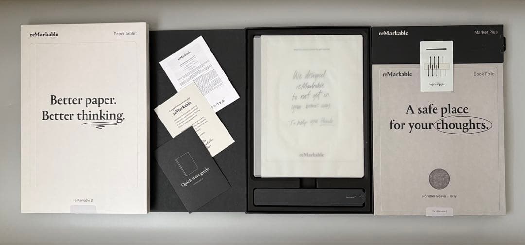 【出品再開】reMarkable 2 電子ペーパータブレット、純正ペン、カバー等