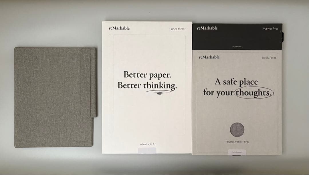 【出品再開】reMarkable 2 電子ペーパータブレット、純正ペン、カバー等