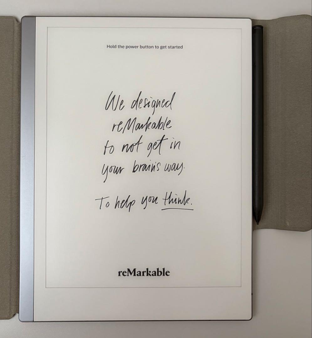【出品再開】reMarkable 2 電子ペーパータブレット、純正ペン、カバー等