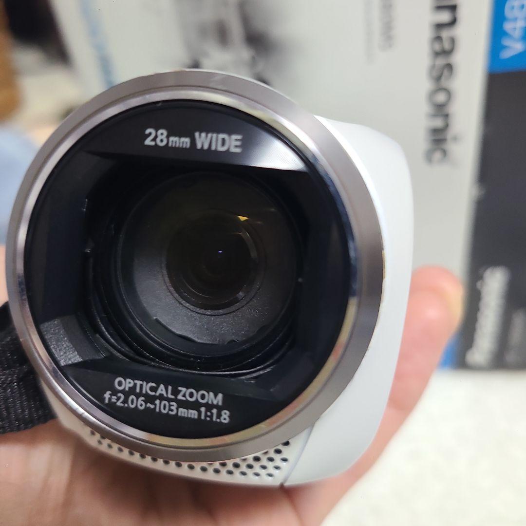 Panasonic HC-V480MS ホワイト ビデオカメラ