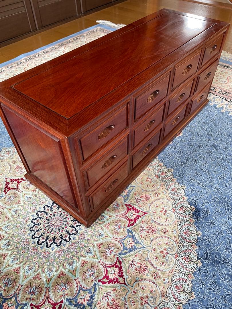 【希少品】無垢材 小引き出し箪笥 レトロ アンティーク調 和モダン インテリア