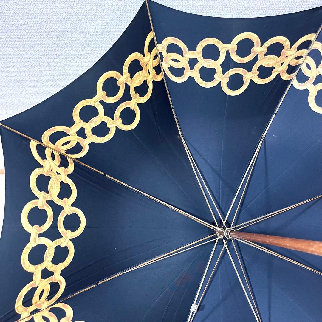 ✨激レア✨CELINE 長傘 チェーン柄 ブラック ヴィンテージ