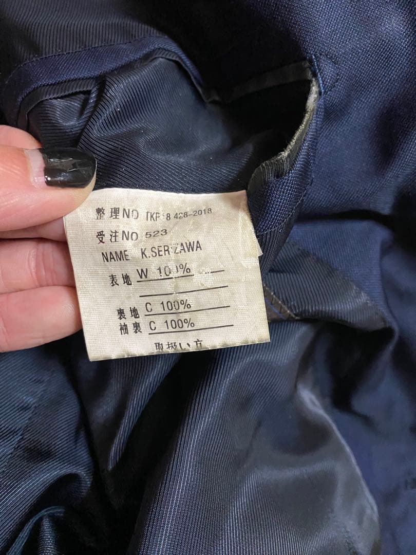 Tailor Ringリングヂャケット◇イタリア製カノニコ生地◇メンズスーツ