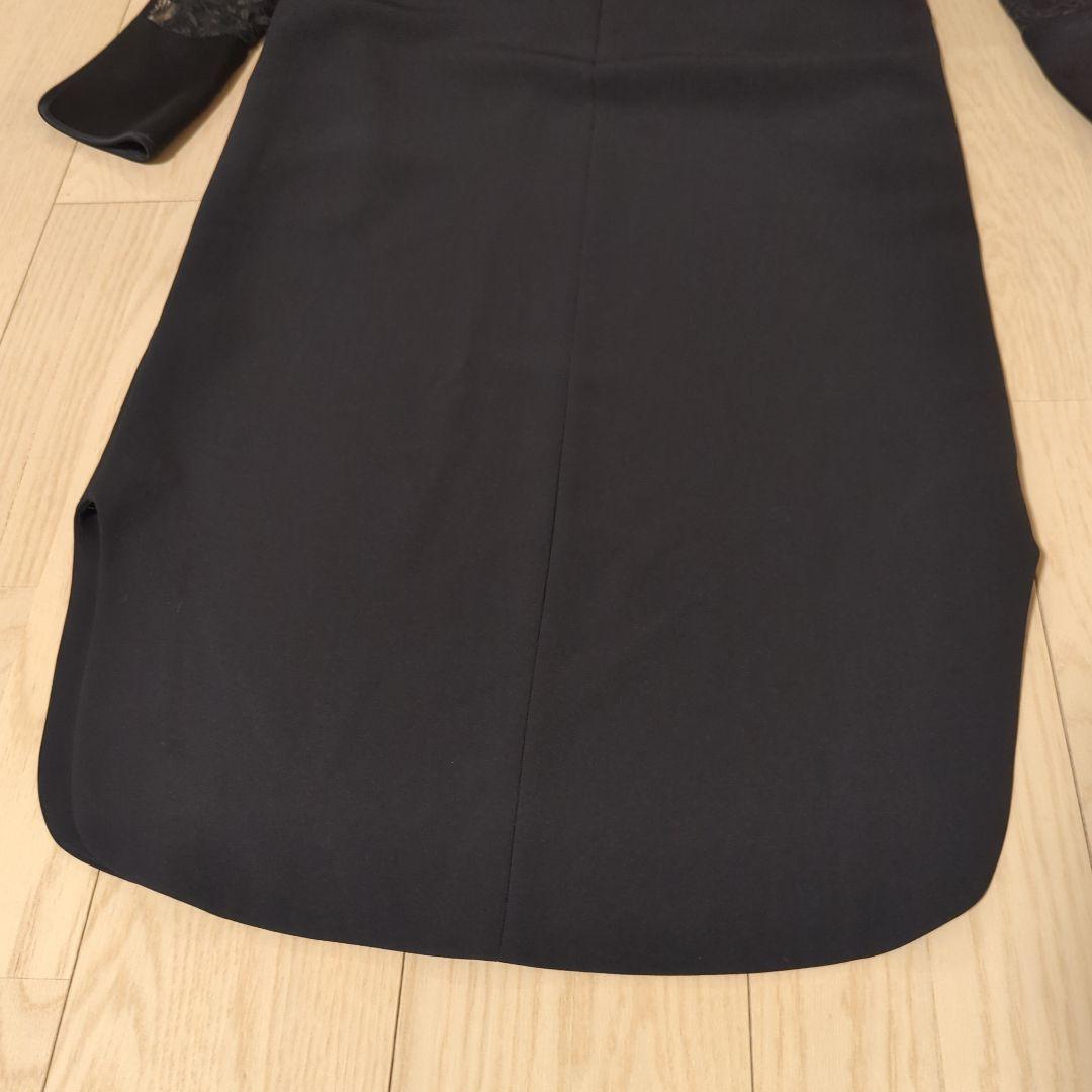 mame kurogouchi　Floral Lace Sleeve Dress