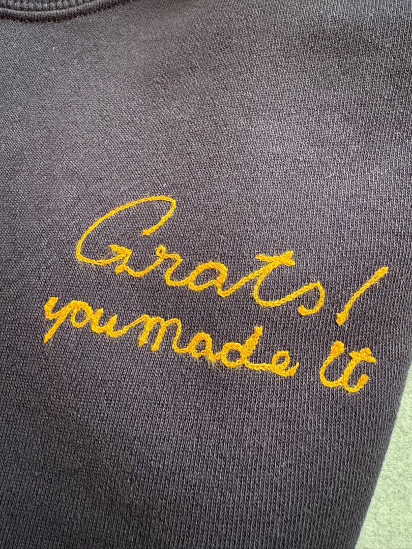 新品JOURNAL STANDARD relume 刺繍ロゴスウェット　ネイビー