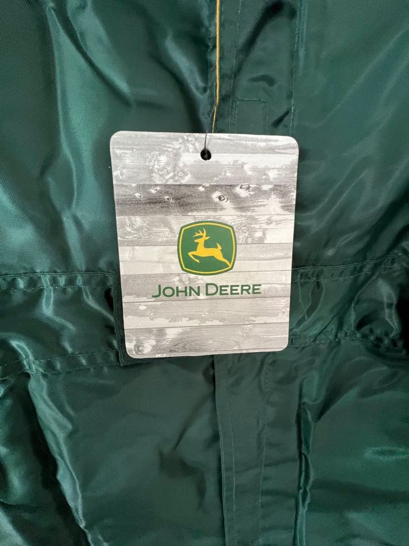 JOHN DEERE オーバーオール グリーン/イエロー　L L 防寒つなぎ