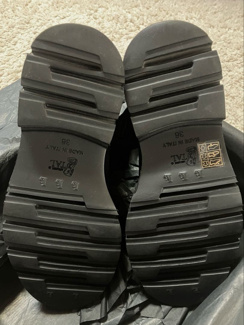 ルカグロッシ 厚底 ローファー