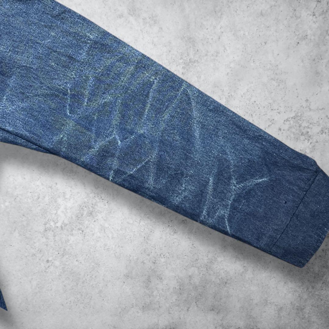 【湘南】Wallsデニムジャケットカバーオール90sヴィンテージ青ブルー