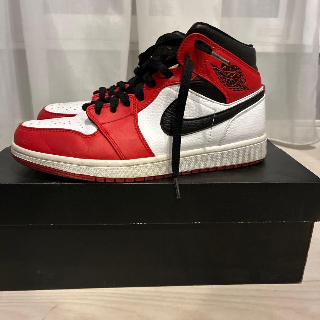 Nike Air Jordan 1 シカゴカラー 26.5cm 赤 白 黒