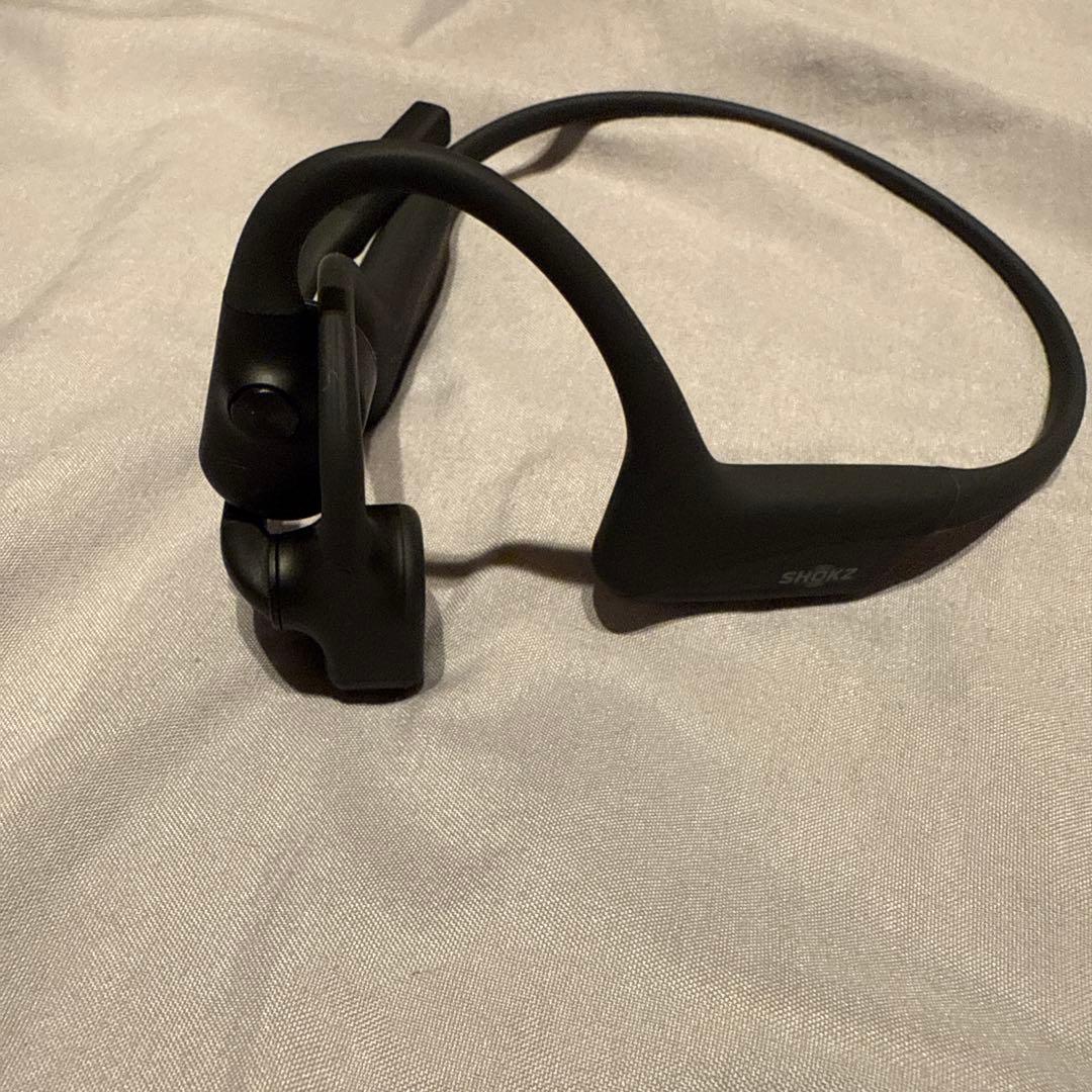 opencomm 2 骨伝導イヤホン ブラック 充電ケーブル付