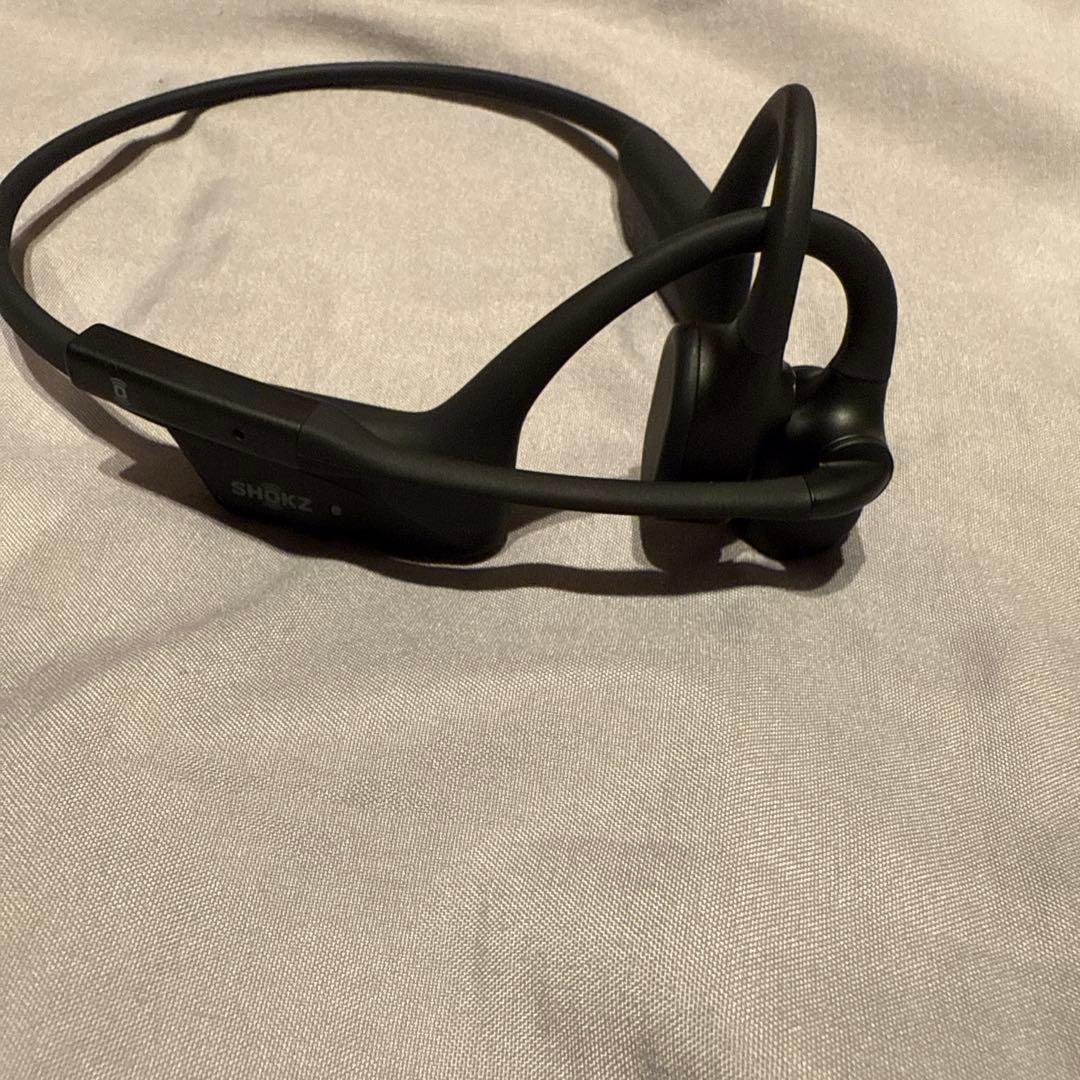 opencomm 2 骨伝導イヤホン ブラック 充電ケーブル付