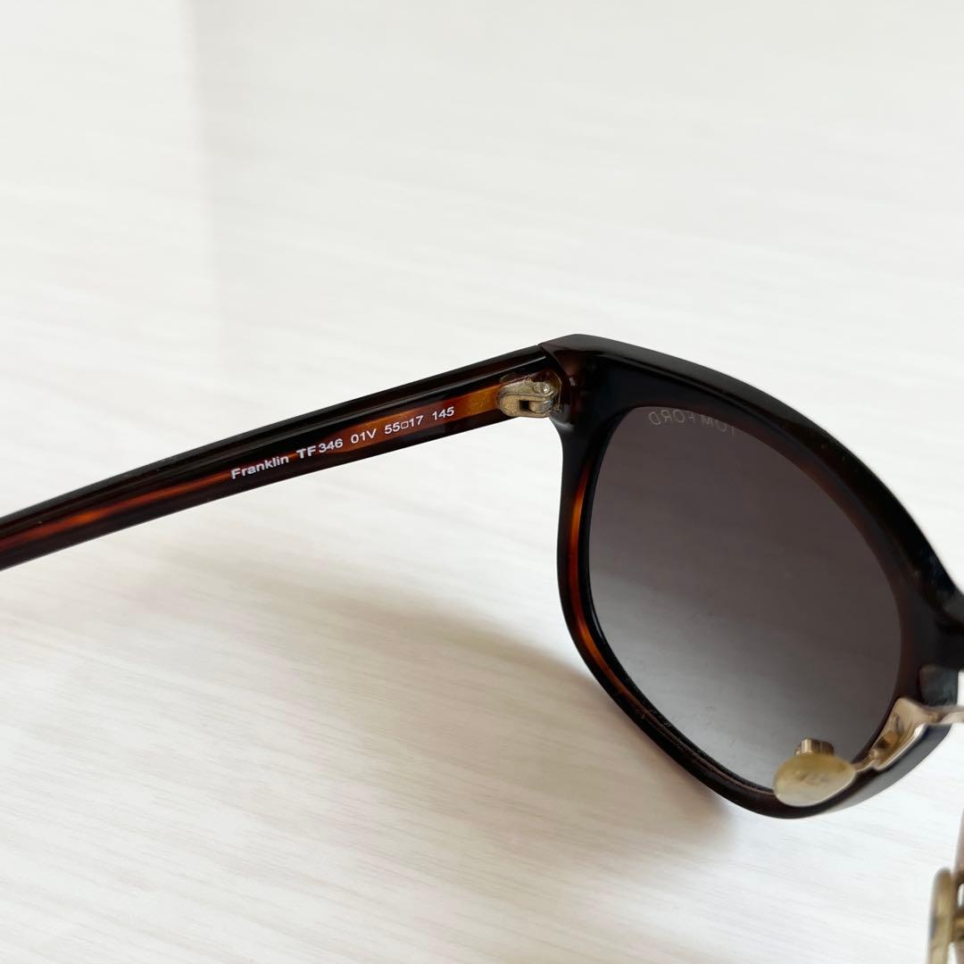 希少 トムフォード TOM FORD サングラス tf346 ブラック ブラウン
