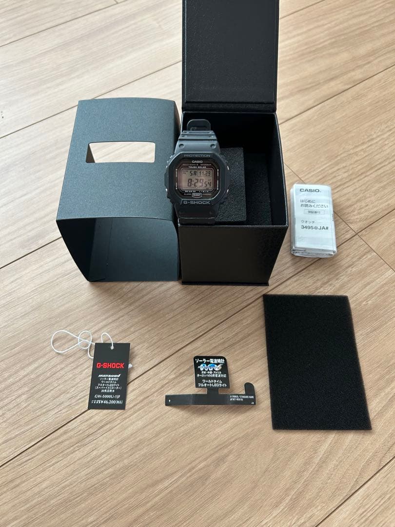 Gショック ジーショック GW-5000U-1JF ソーラー