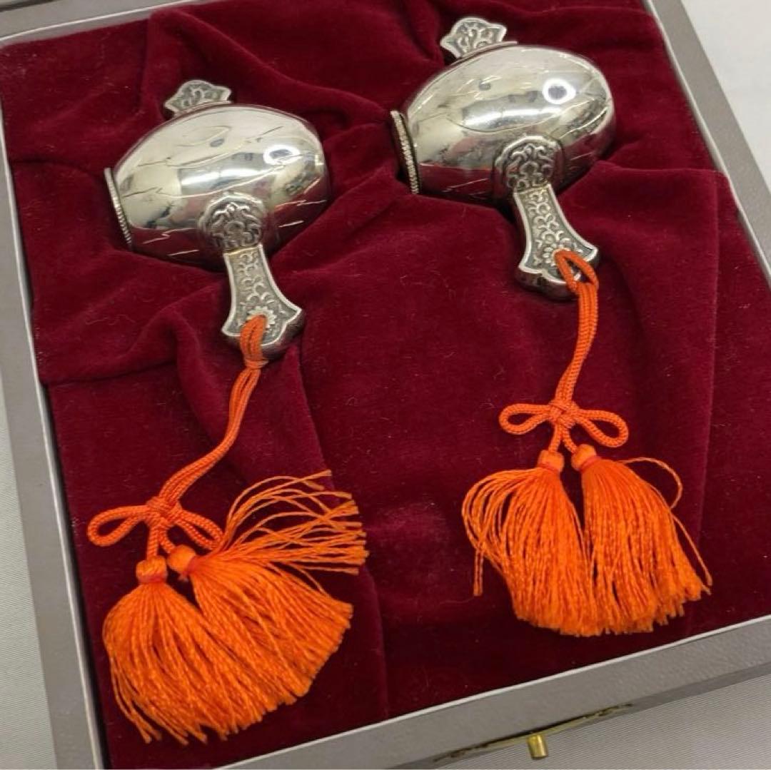 スターリングシルバー製　ミニ小槌　セット