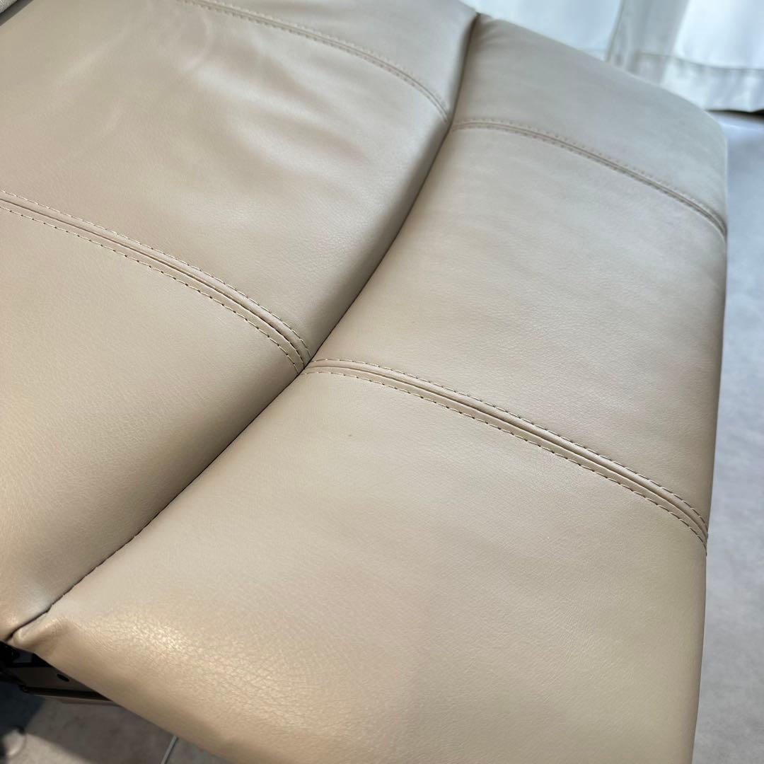 【みも】シフォンジュニア電動ラウンジチェア(グレージュ)専用カバー付