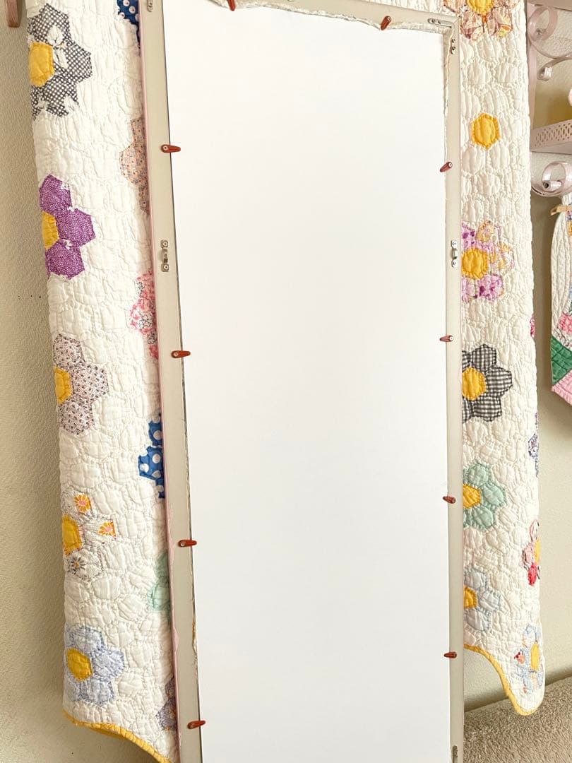 Miiさま専用になります♡アンティークキルトフレーム 大判·͜· ♡